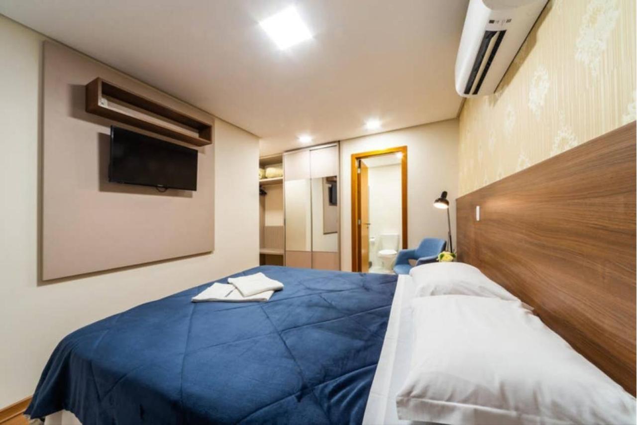 Lindo Apto De 2 Quartos Em Gramado - Ed Paradiso Zewnętrze zdjęcie