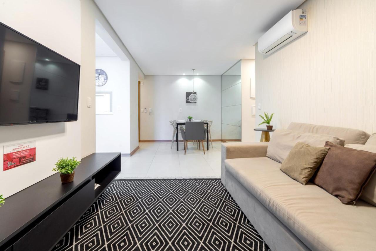 Lindo Apto De 2 Quartos Em Gramado - Ed Paradiso Zewnętrze zdjęcie